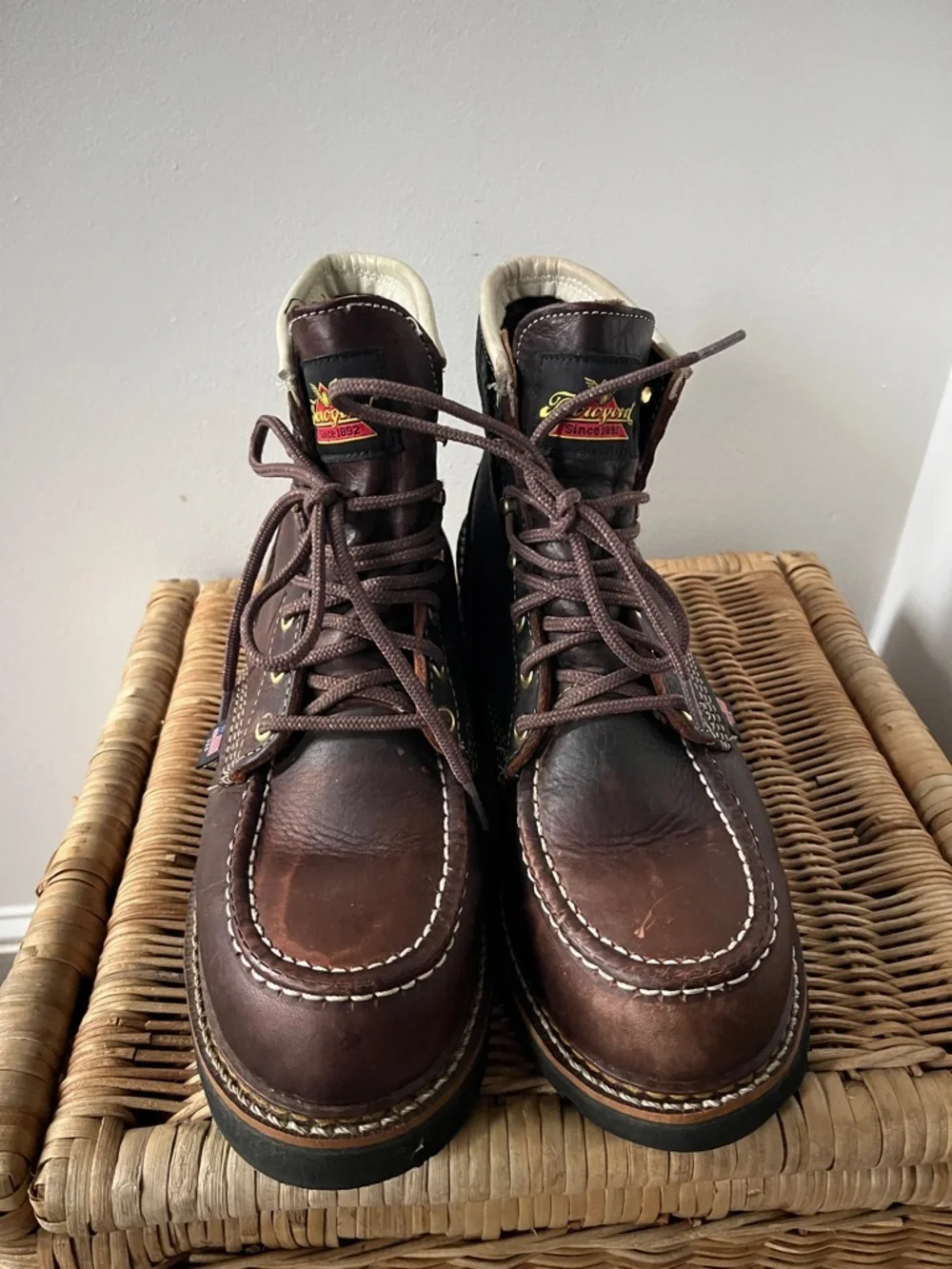 Thorogood Flyaway 6” USA Made Waterproof Work Boots Size 8 Medium NEW